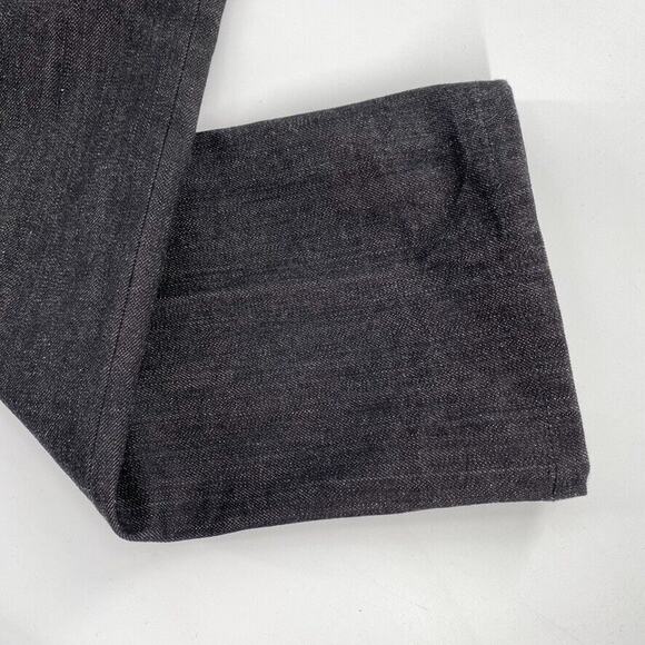 The James by Crate Womens Button Fly Straight Leg Black Jeans Sz 28 100% Cotton - Picture 8 of 12
